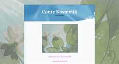 Desktop Screenshot of conte-kosmetik.info