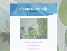 Tablet Screenshot of conte-kosmetik.info